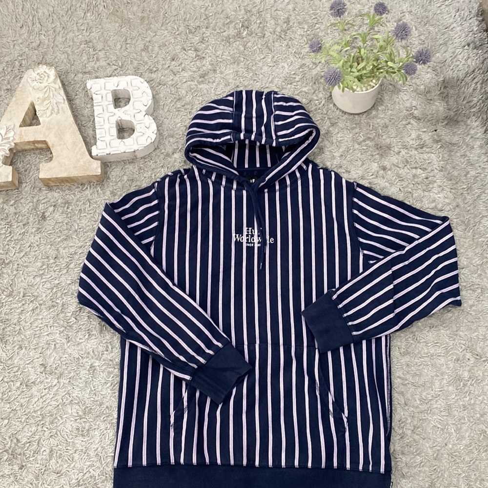 HUF Women Zip Up Hoodie ( x-large)